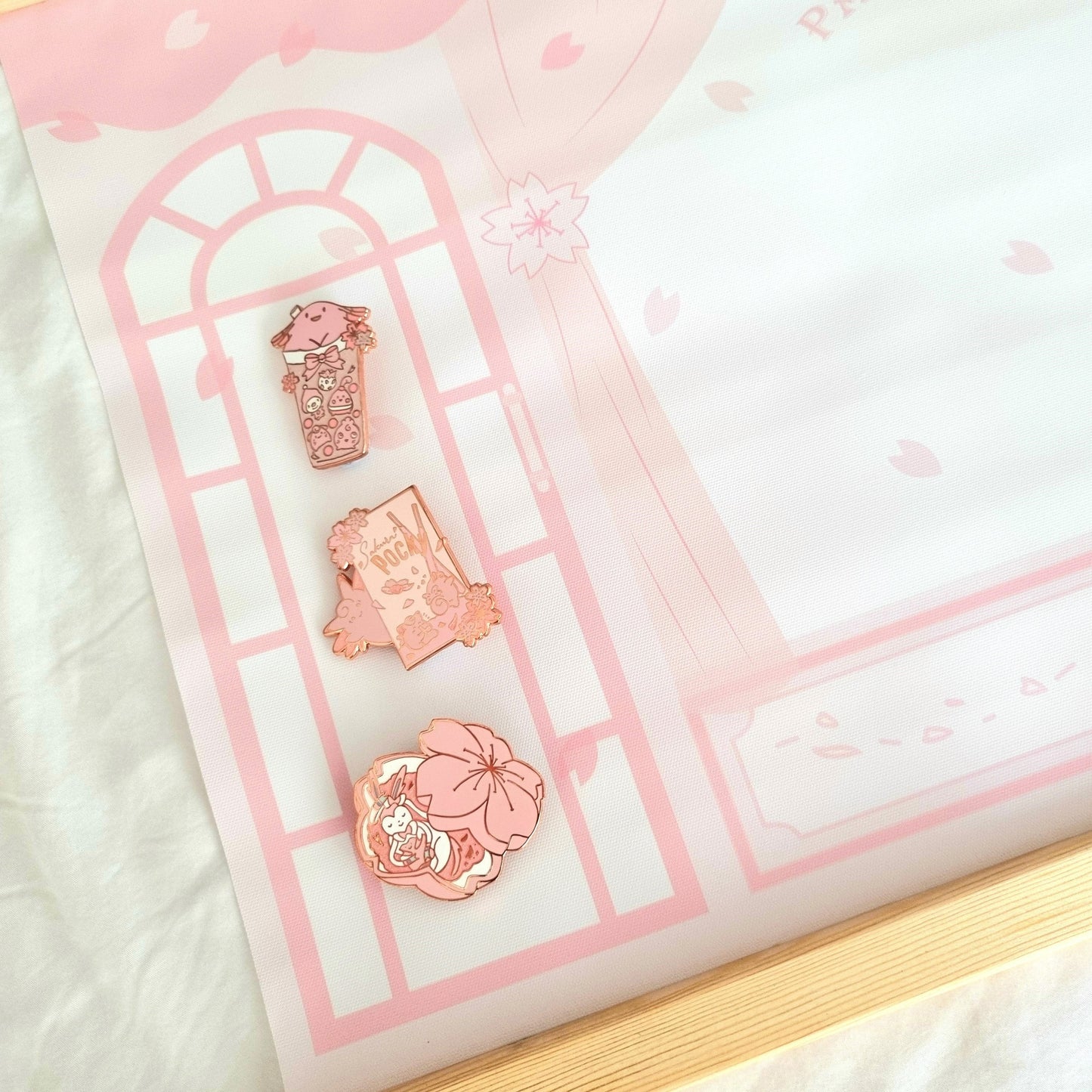 Sakura Patisserie Pin Display Banner