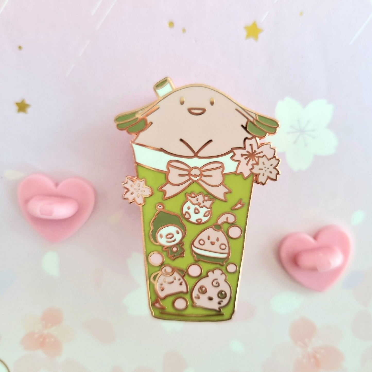 Sakuramon - Matcha Asian Snacks Enamel Pin