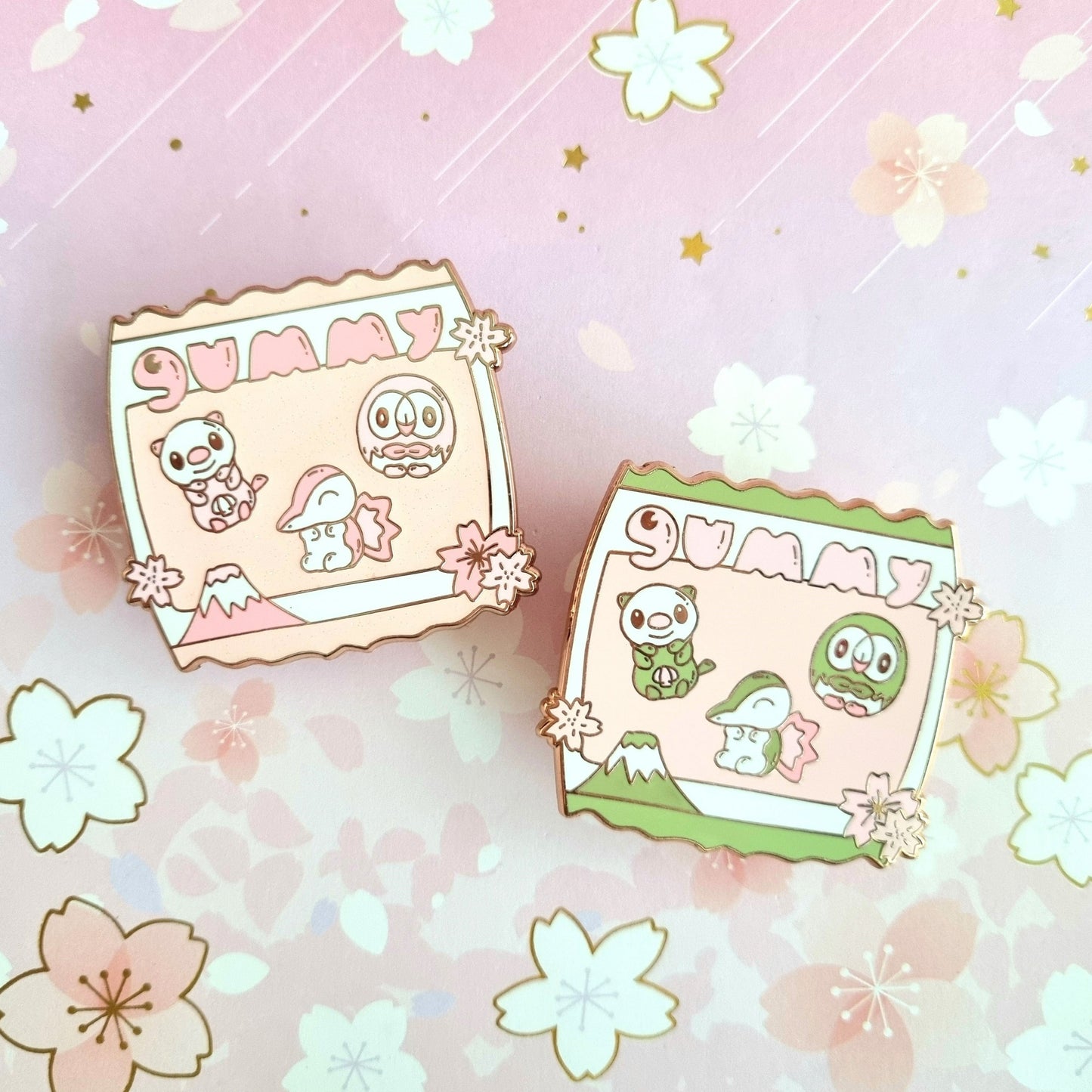 LE30 Arceus Legend Starters Gummy Enamel Pin