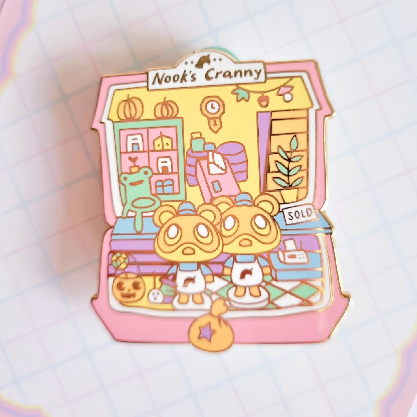 Nook's Cranny Enamel Pin
