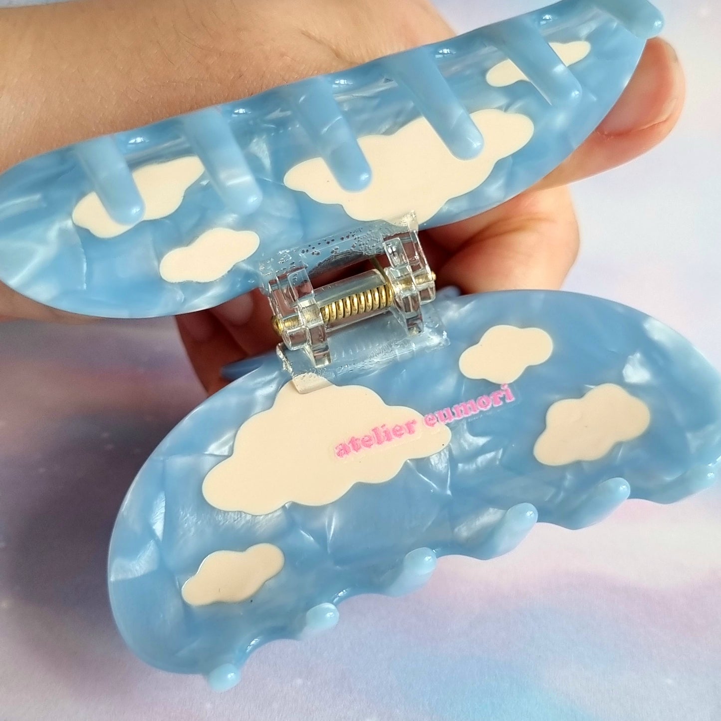 Flying Pika Clouds Hair Claw