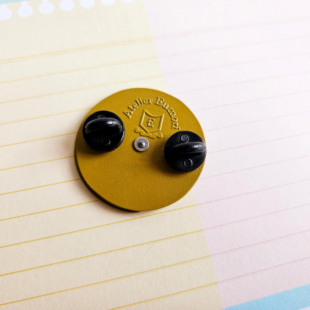 Fortune Cookie Spinning Enamel Pin