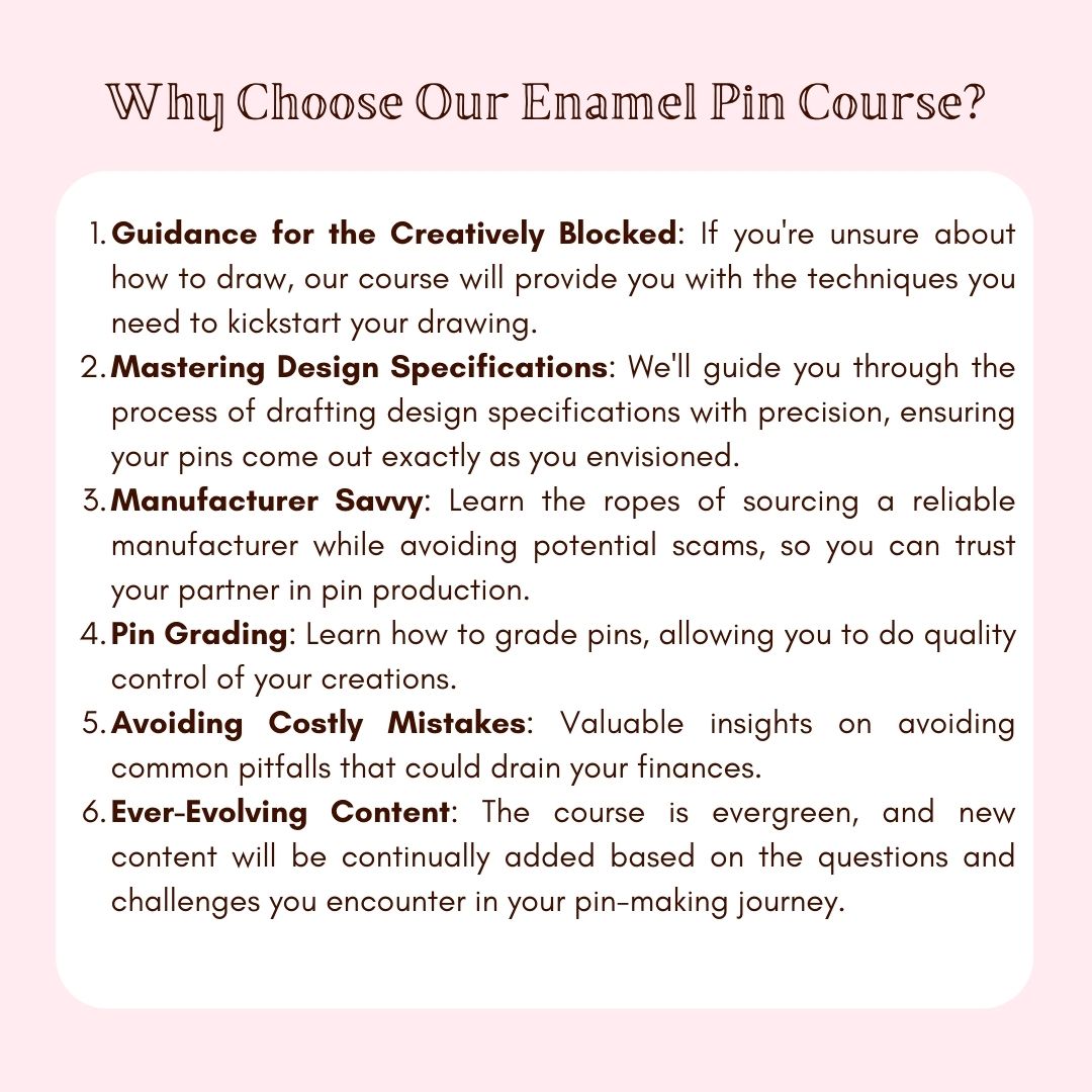Enamel Pin Creation 101 Crash Course: How to bring your art to life!